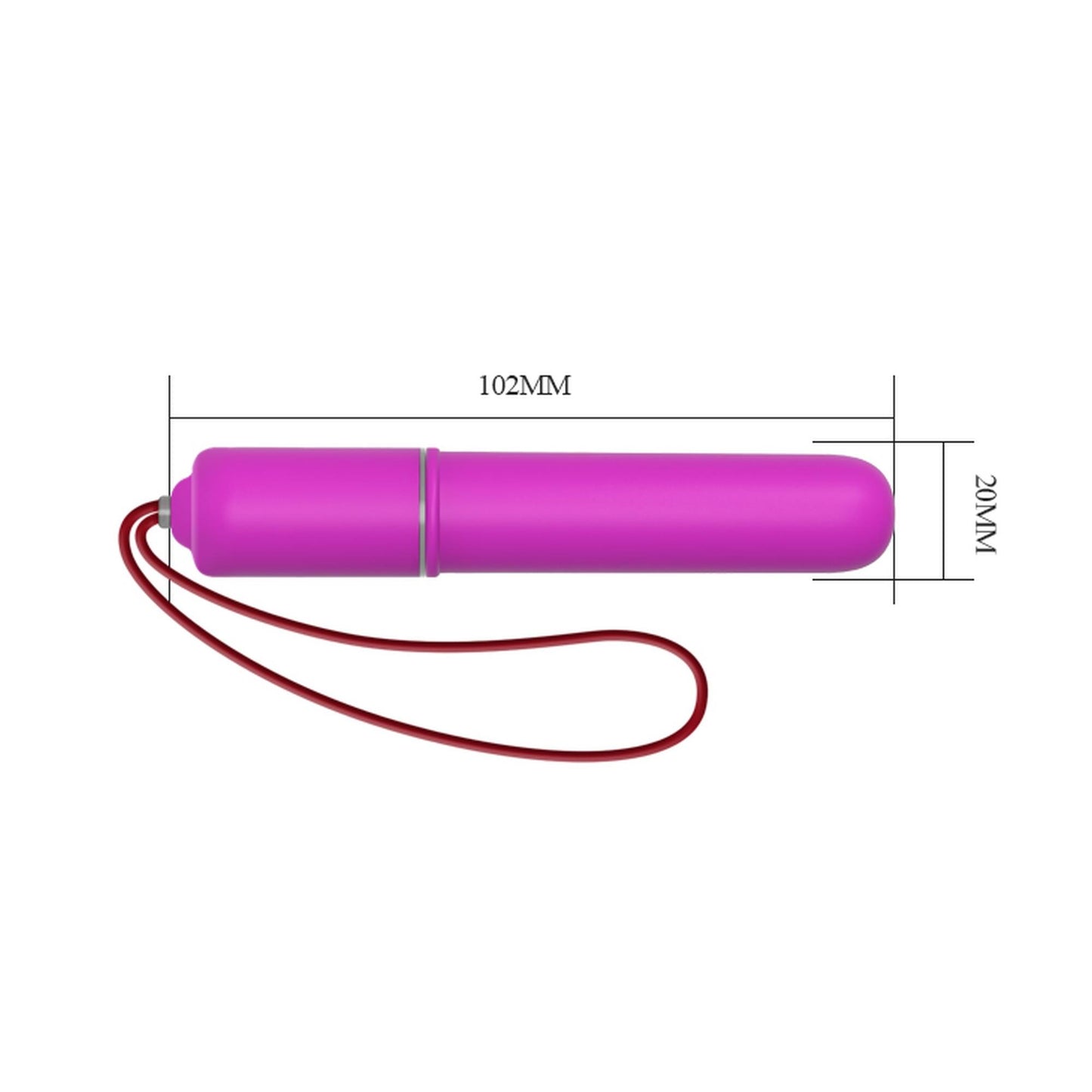 Wibrator mini bullet Baile Magic X20 20 funkcji z pilotem zdalnym