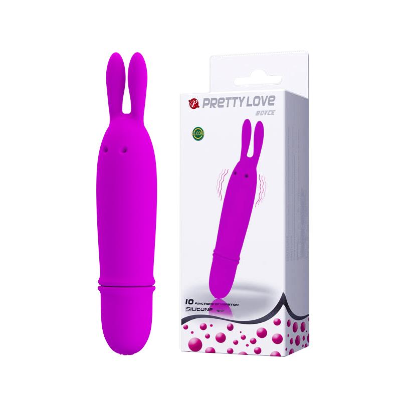 Mini wibrator króliczek silikonowy Pretty Love Boyce 12,5 cm
