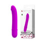 Wibrator mini silikonowy Pretty Love purpurowy 12 cm 10 funkcji