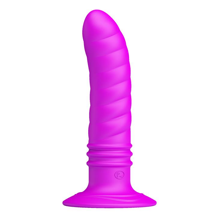 Wibrujący korek analny Pretty Love Twist z przyssawką 10 trybów