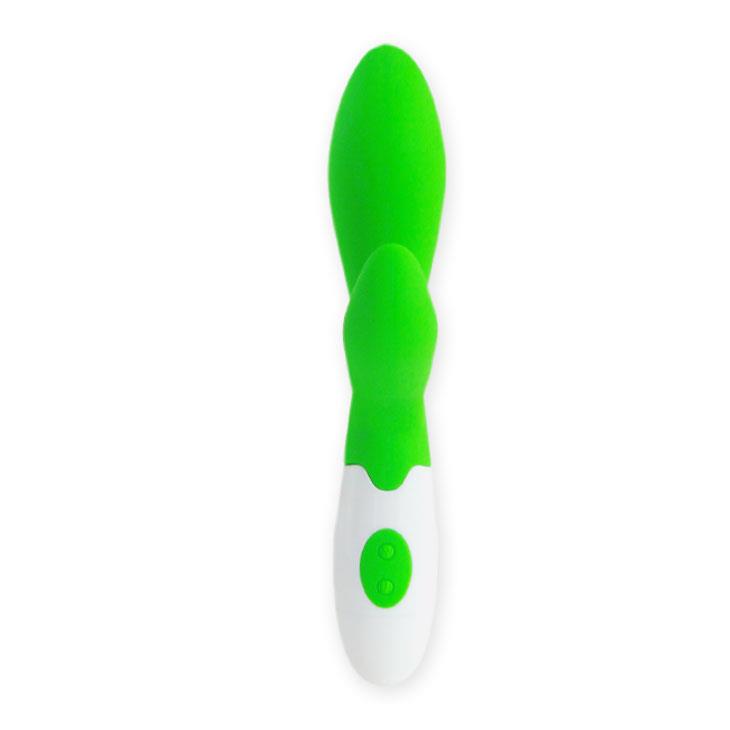 Wibrator punktu G Pretty Love Owen zielony silikonowy 20,5 cm 30 trybów