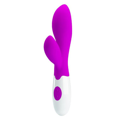Wibrator punktu G Pretty Love Newman silikonowy fioletowy 20,5 cm
