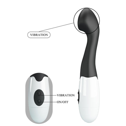Wibrator silikonowy Pretty Love Charles czarny 30 wibracji