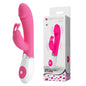 Wibrator króliczek silikonowy Pretty Love Gene różowy 21 cm
