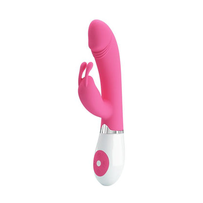 Wibrator króliczek silikonowy Pretty Love Gene różowy 21 cm