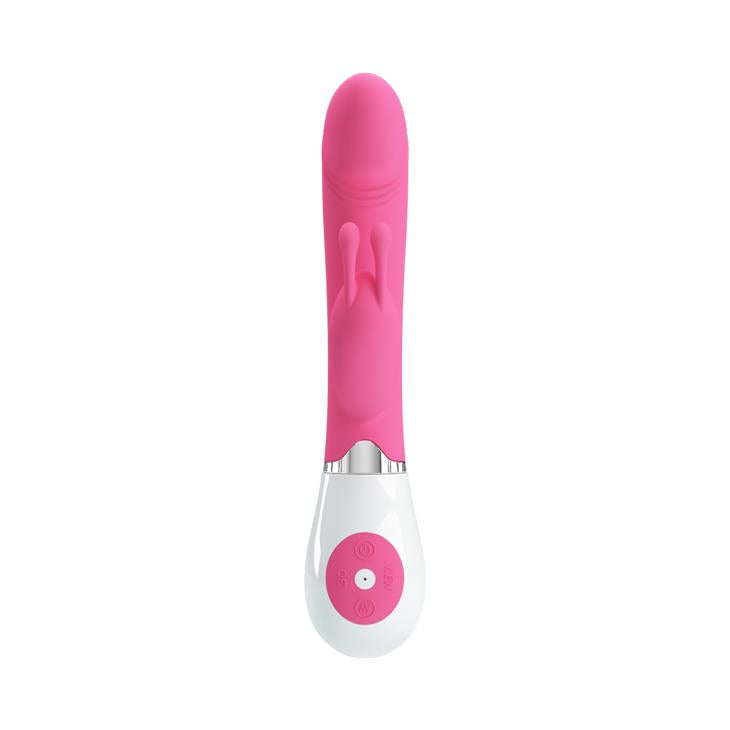 Wibrator króliczek silikonowy Pretty Love Gene różowy 21 cm