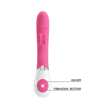 Wibrator króliczek silikonowy Pretty Love Gene różowy 21 cm
