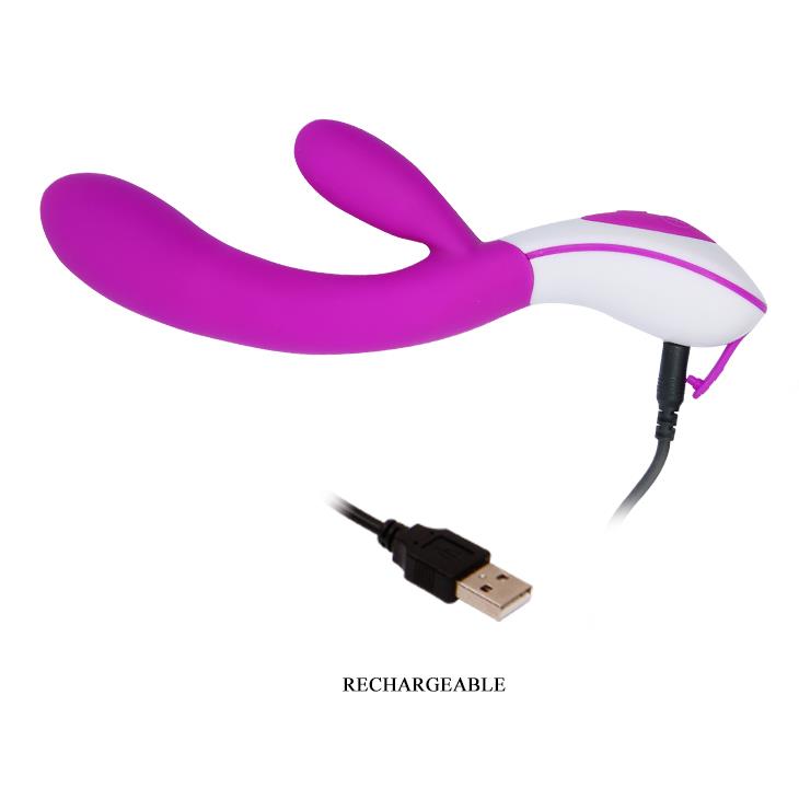 Wibrator silikonowy Pretty Love Colby 12 funkcji USB 21,5 cm
