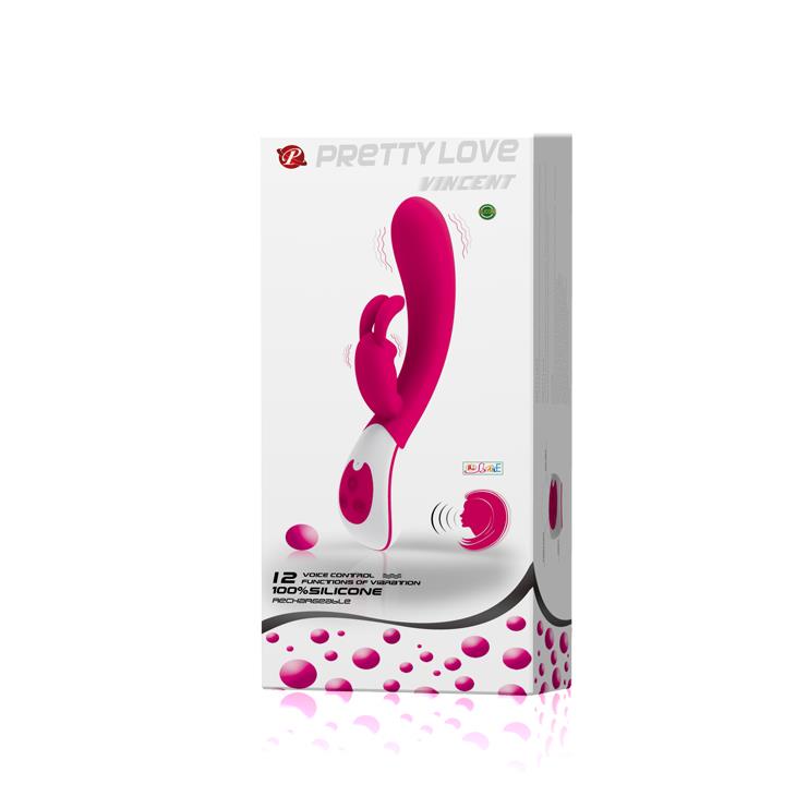 Wibrator króliczek silikonowy Pretty Love Vincent 21 cm USB