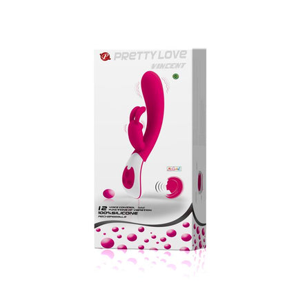 Wibrator króliczek silikonowy Pretty Love Vincent 21 cm USB