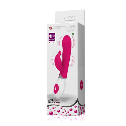 Wibrator króliczek Pretty Love Felix różowy 20 cm 30 trybów