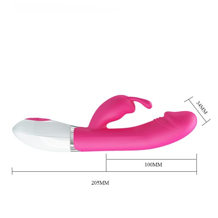 Wibrator króliczek Pretty Love Gene różowy 30 funkcji 20 cm