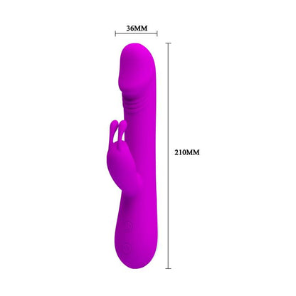 Wibrator króliczek silikonowy Pretty Love Robert 30 trybów 21 cm