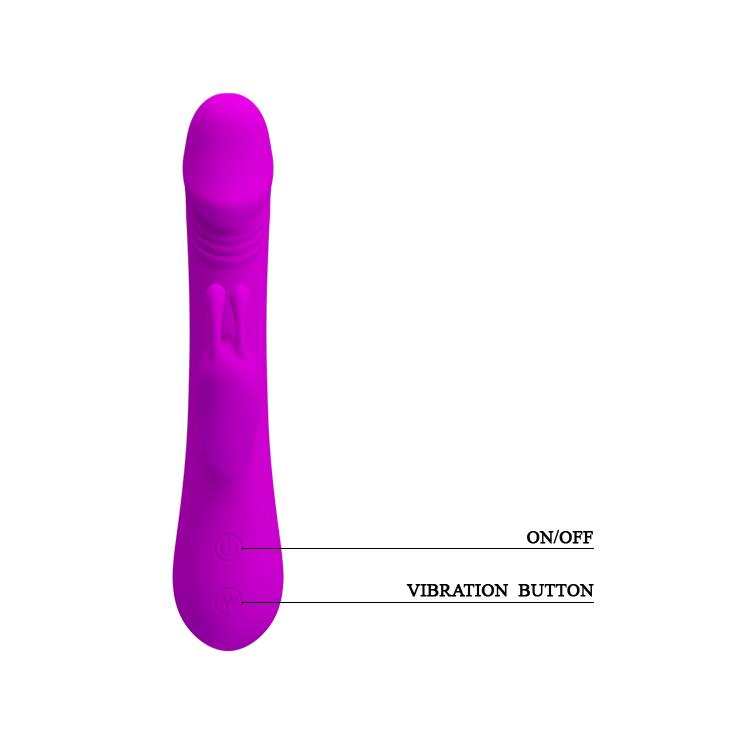 Wibrator króliczek silikonowy Pretty Love Robert 30 trybów 21 cm
