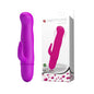Wibrator silikonowy z wyrostkiem łechtaczkowym Pretty Love Blithe 11 cm