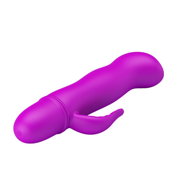Wibrator silikonowy z wyrostkiem łechtaczkowym Pretty Love Blithe 11 cm
