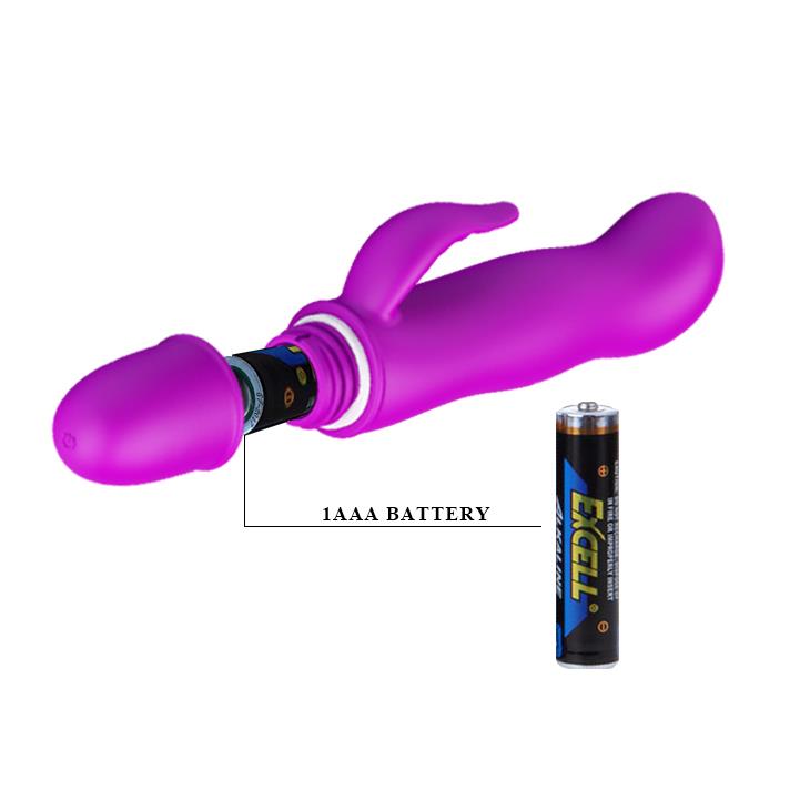 Wibrator silikonowy z wyrostkiem łechtaczkowym Pretty Love Blithe 11 cm