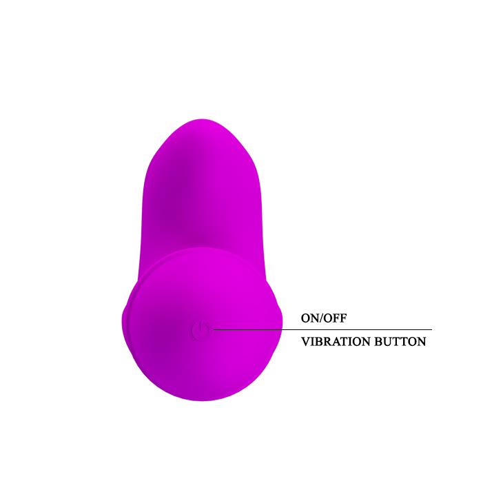 Mini wibrator punktu G Pretty Love Dana silikonowy fioletowy 10 trybów