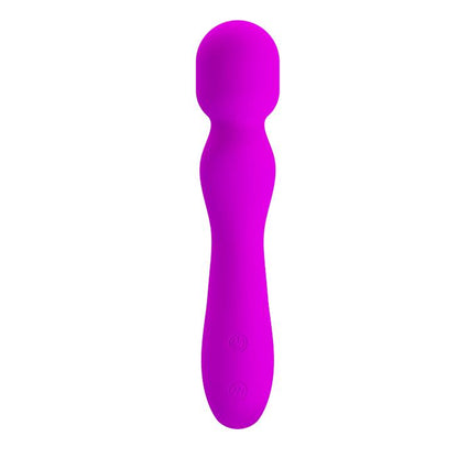Masażer wibracyjny silikonowy Pretty Love Paul fioletowy USB 30 trybów