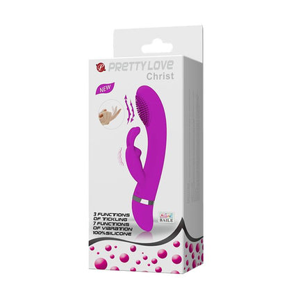 Wibrator króliczek Pretty Love Christ silikonowy 12 cm