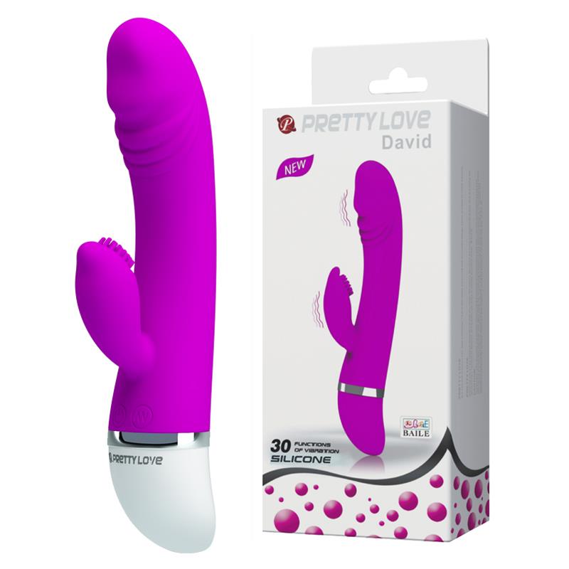 Wibrator króliczek silikonowy Pretty Love David 30 wibracji