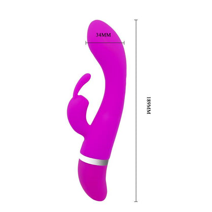 Wibrator króliczek Pretty Love Freda silikonowy 18,9 cm 30 funkcji