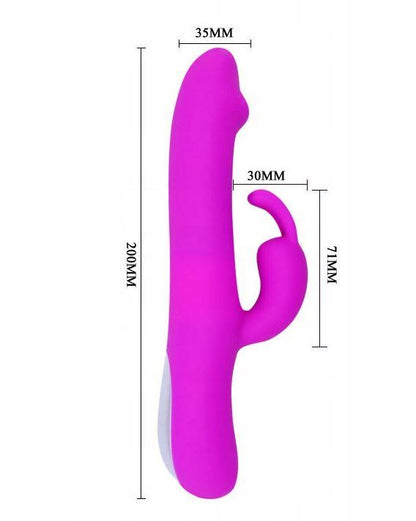 Wibrator króliczek Pretty Love Natural Motion posuwisty 20 cm USB