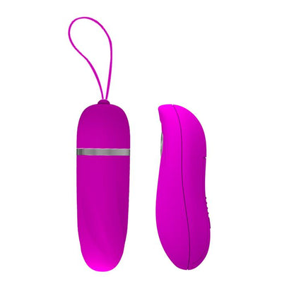 Silikonowe jajeczko wibracyjne Pretty Love Debby 12 funkcji fioletowe 9 cm