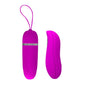 Silikonowe jajeczko wibracyjne Pretty Love Debby 12 funkcji fioletowe 9 cm