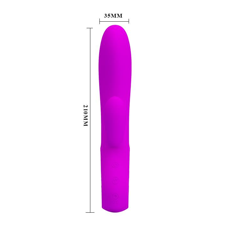 Wibrator punktu G Pretty Love Elmer fioletowy USB 12 trybów