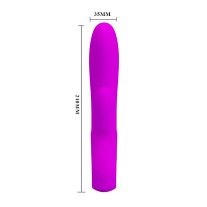 Wibrator punktu G Pretty Love Elmer fioletowy USB 12 trybów
