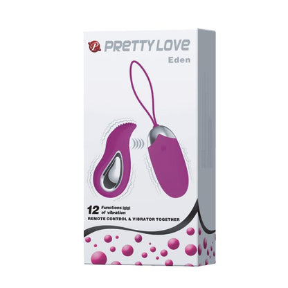 Jajko wibrujące Pretty Love Eden z pilotem USB 12 funkcji