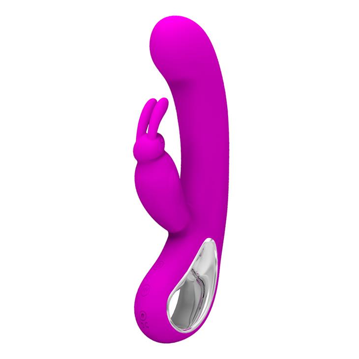 Wibrator króliczek silikonowy Pretty Love Webb różowy USB 21 cm