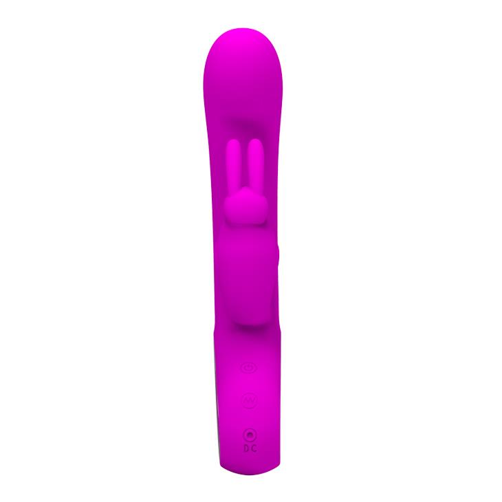 Wibrator króliczek silikonowy Pretty Love Webb różowy USB 21 cm
