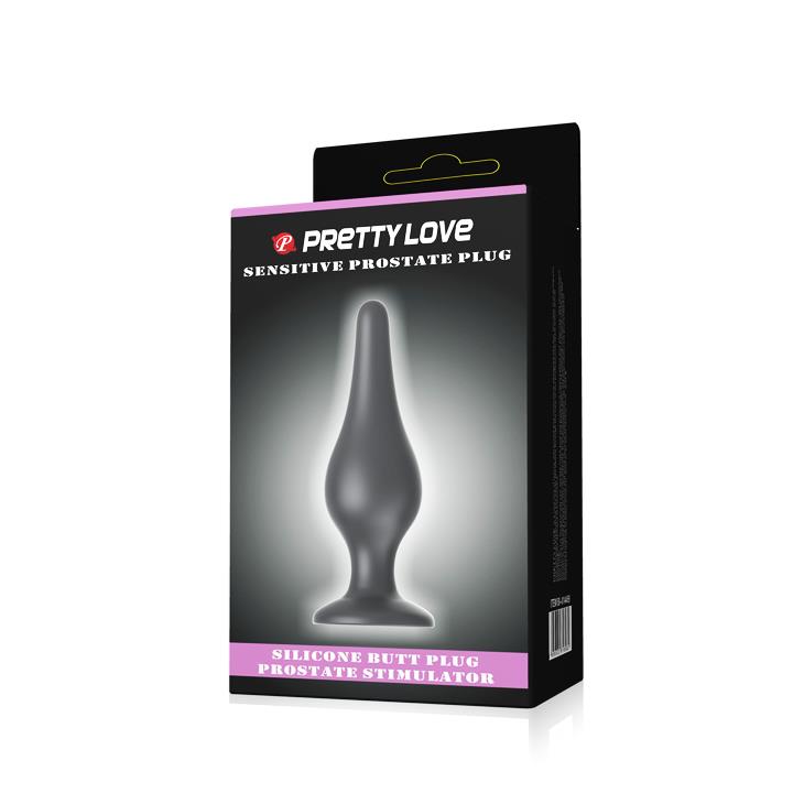 Korek prostaty silikonowy Pretty Love z przyssawką 14 cm