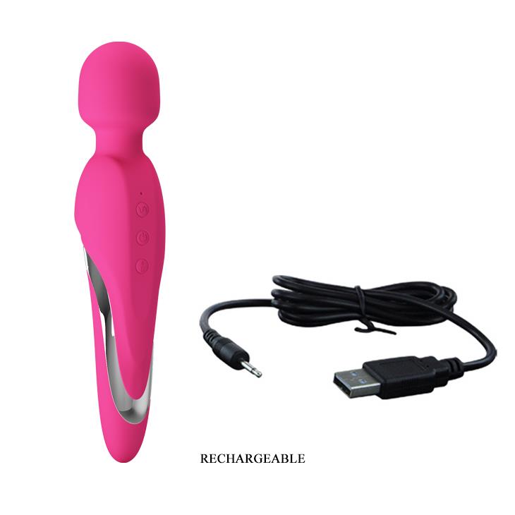Potężny masażer wibracyjny Pretty Love Michael USB rozgrzewający 7 trybów