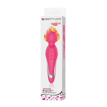 Potężny masażer wibracyjny Pretty Love Michael USB rozgrzewający 7 trybów