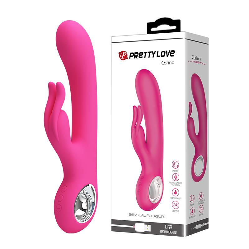 Wibrator króliczek Pretty Love Carina różowy USB
