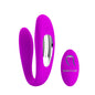 Wibrator wygięty Pretty Love Letitia z pilotem USB 10 funkcji