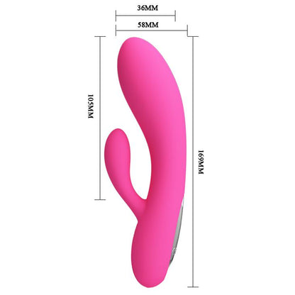 Wibrator punktu G Pretty Love Ives silikonowy różowy USB 30 trybów