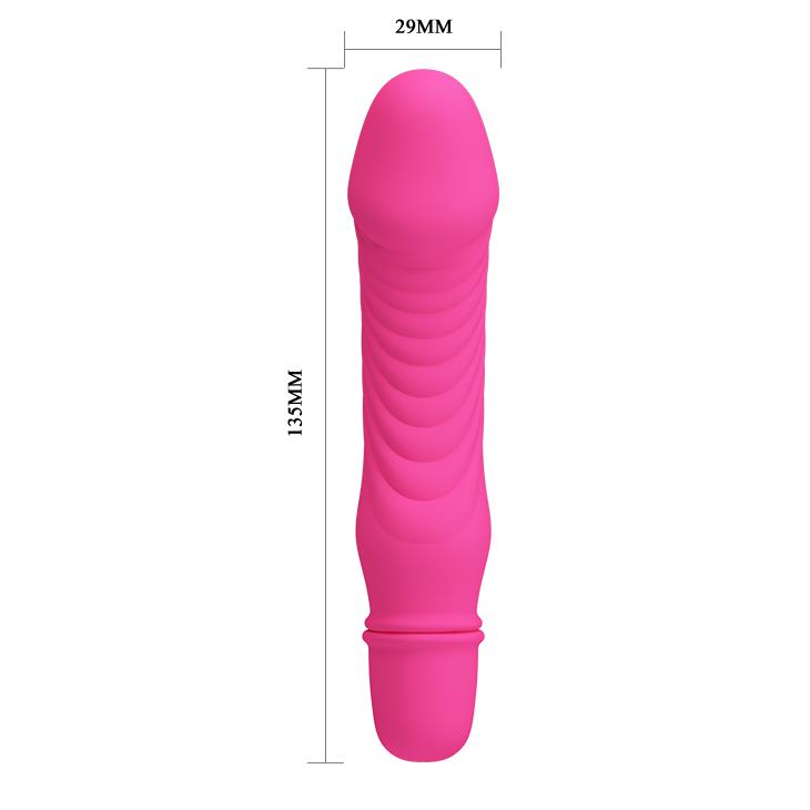 Wibrator mini silikonowy Pretty Love Stev lilowy 10 funkcji