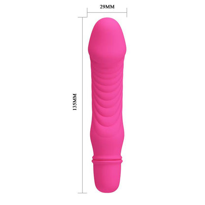 Wibrator mini silikonowy Pretty Love Stev lilowy 10 funkcji