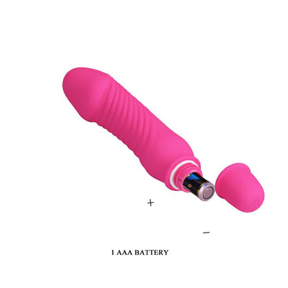 Wibrator mini silikonowy Pretty Love Stev lilowy 10 funkcji