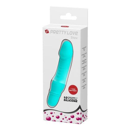 Mini wibrator silikonowy Pretty Love Stev niebieski 10 funkcji