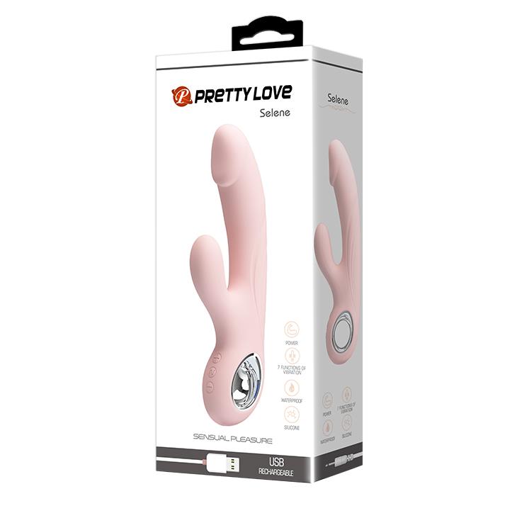 Wibrator punktu G Pretty Love Selene różowy USB 7 trybów