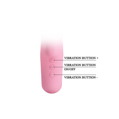 Wibrator punktu G Pretty Love Ansel różowy USB 7 trybów