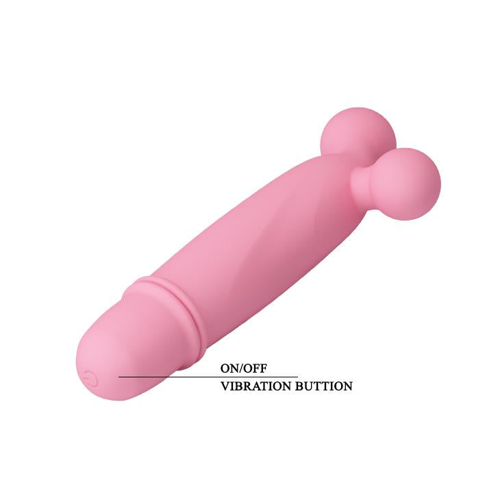 Mini wibrator silikonowy Pretty Love Goddard różowy wodoodporny