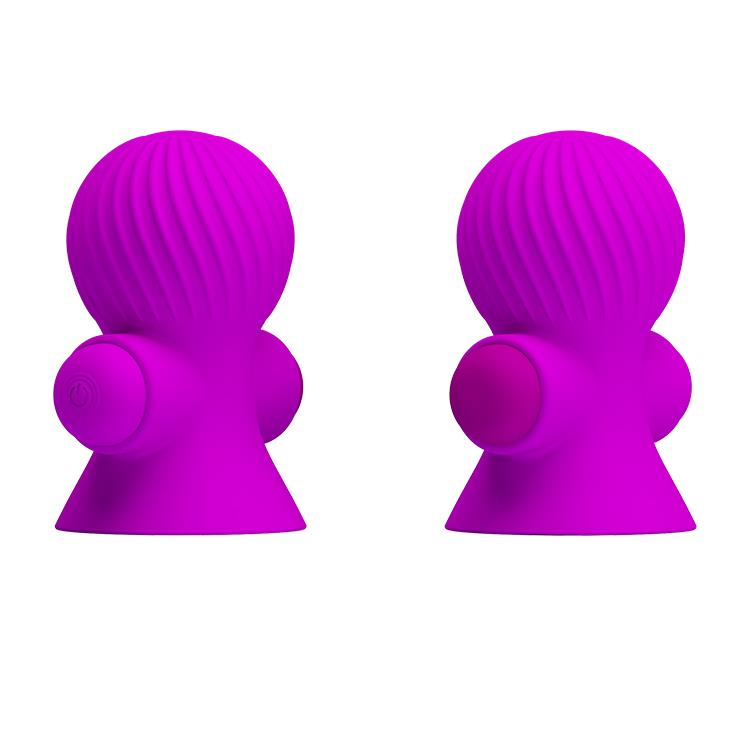 Pompka wibrująca na sutki Pretty Love 12 funkcji