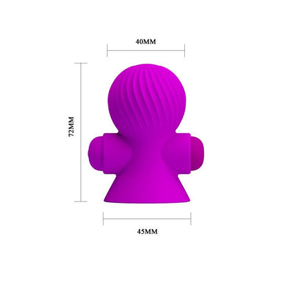 Pompka wibrująca na sutki Pretty Love 12 funkcji