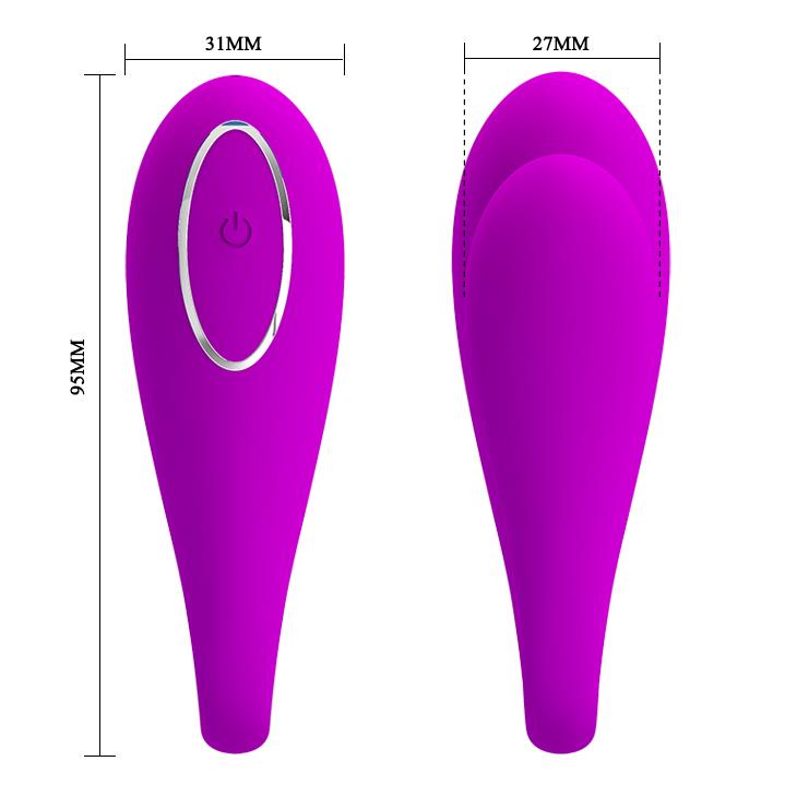 Wibrator silikonowy Pretty Love August Bluetooth USB 12 funkcji